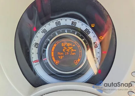 2014 Fiat 500 Pop z USA, uszkodzony, nr VIN 3C3CFFAR0ET287169